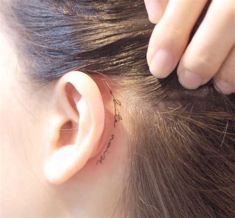 75 Behind the Ear Tattoo Ideas for Subtle Expression